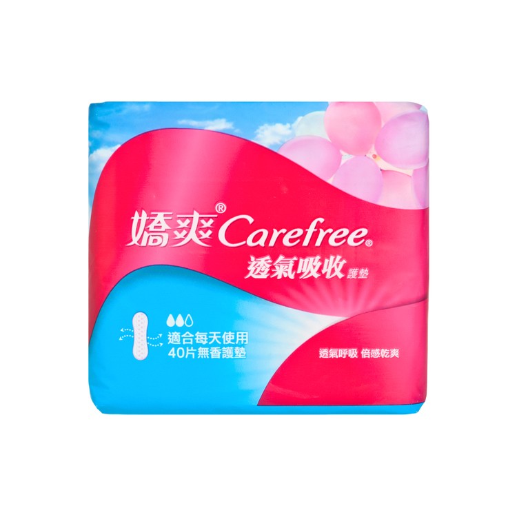 CAREFREE嬌爽 - BREATHABLE ABSORB PANTILINER - 40'S