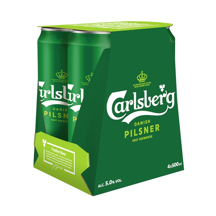 CARLSBERG嘉士伯 - 啤酒 (巨罐裝) - 500MLX4