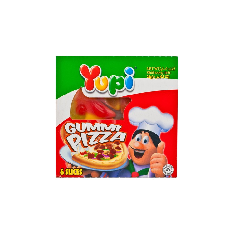 YUPI - GUMMI CANDY-MINI PIZZA - 21G