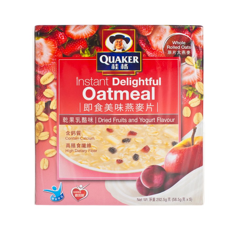 桂格 - 即食原片大燕麥-乾果乳酪味 - 58.5GX5