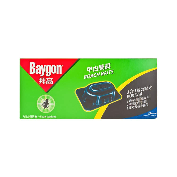 BAYGON - ROACH BAITS - 6'S