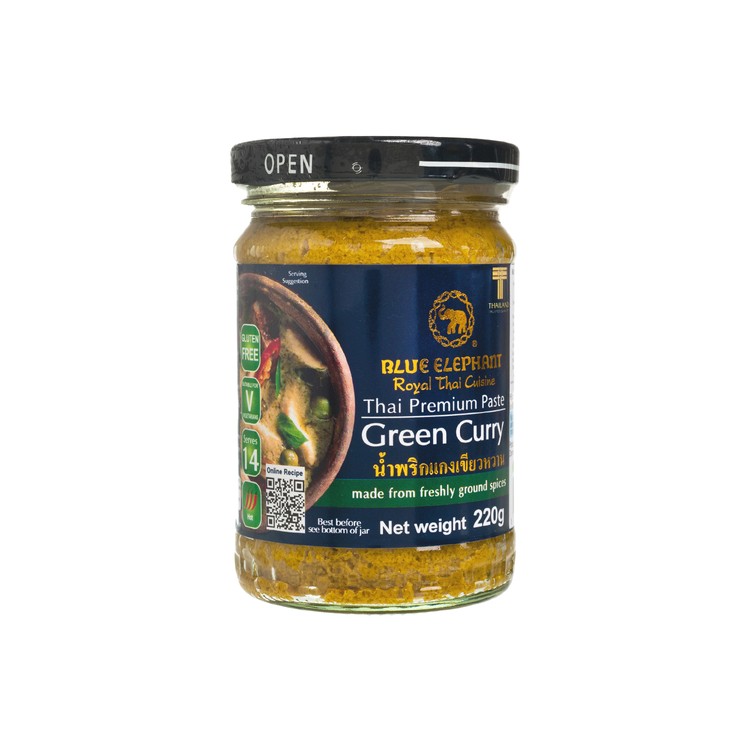BLUE ELEPHANT - GREEN CURRY PASTE - 220G