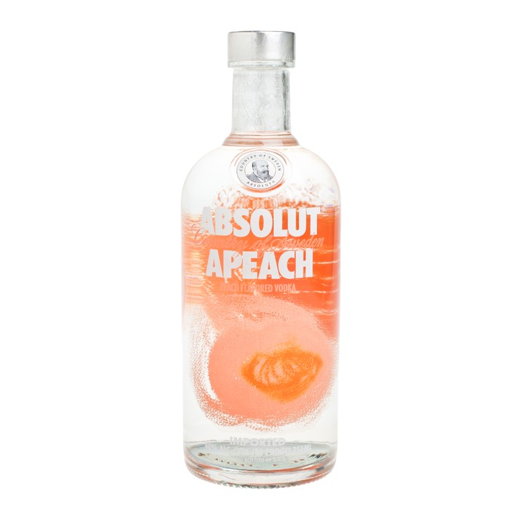 ABSOLUT - VODKA-APEACH - 75CL