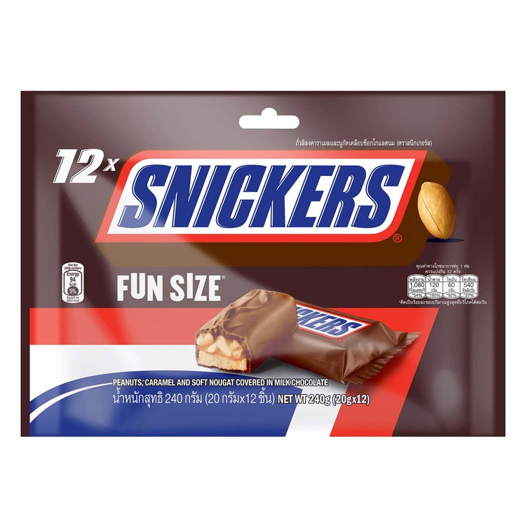 Snickers - CHOCOLATE (FUNSIZE) - 240G
