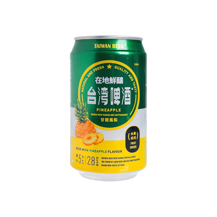 台灣啤酒 - 水果啤酒-鳳梨味 - 330ML