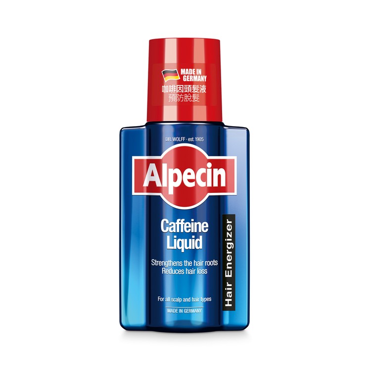 ALPECIN - CAFFEINE LIQUID - HAIR TONIC THAT HELPS STRENGTHEN HAIR GROWTH AND REDUCE HAIR LOSS - 200ML