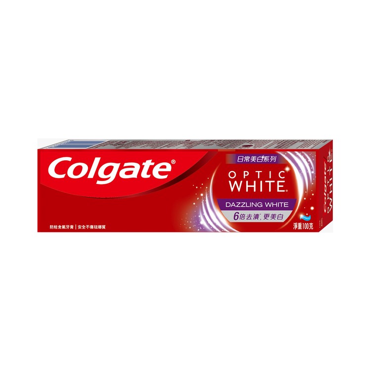 COLGATE - OPTIC WHITE TOOTHPASTE - DAZZLING WHITE - 100G