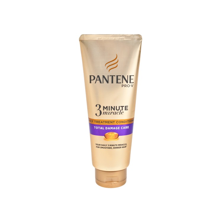 PANTENE - 3 MINUTE MIRACLE TREATMENT CONDITIONER-TOTAL DAMAGE CARE - 180ML