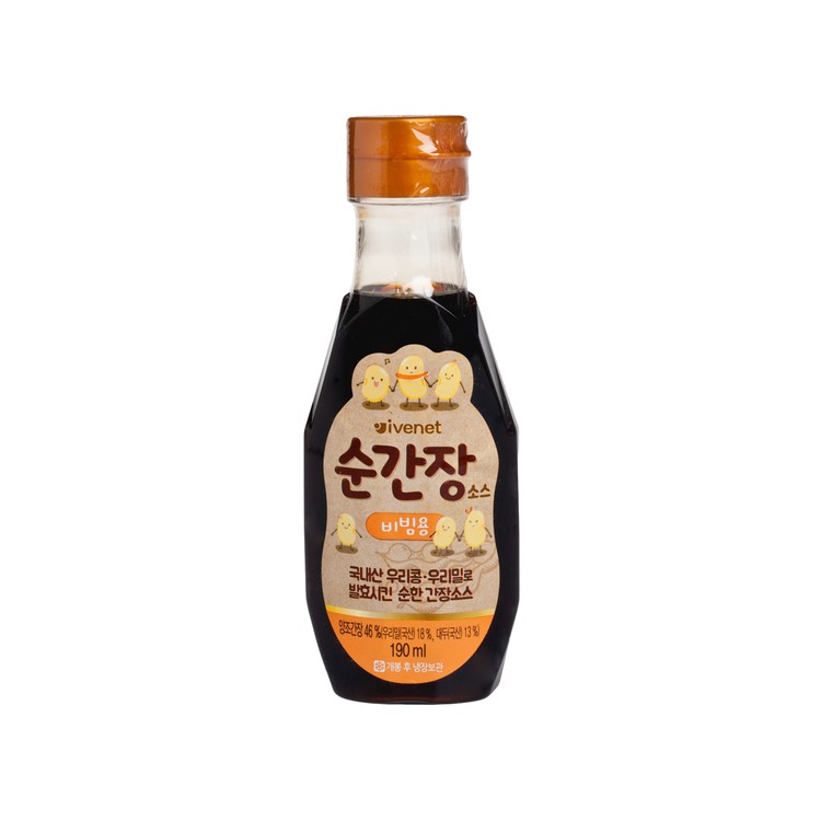 貝貝 - 幼兒專用調味醬油 - 餸料用 - 190ML