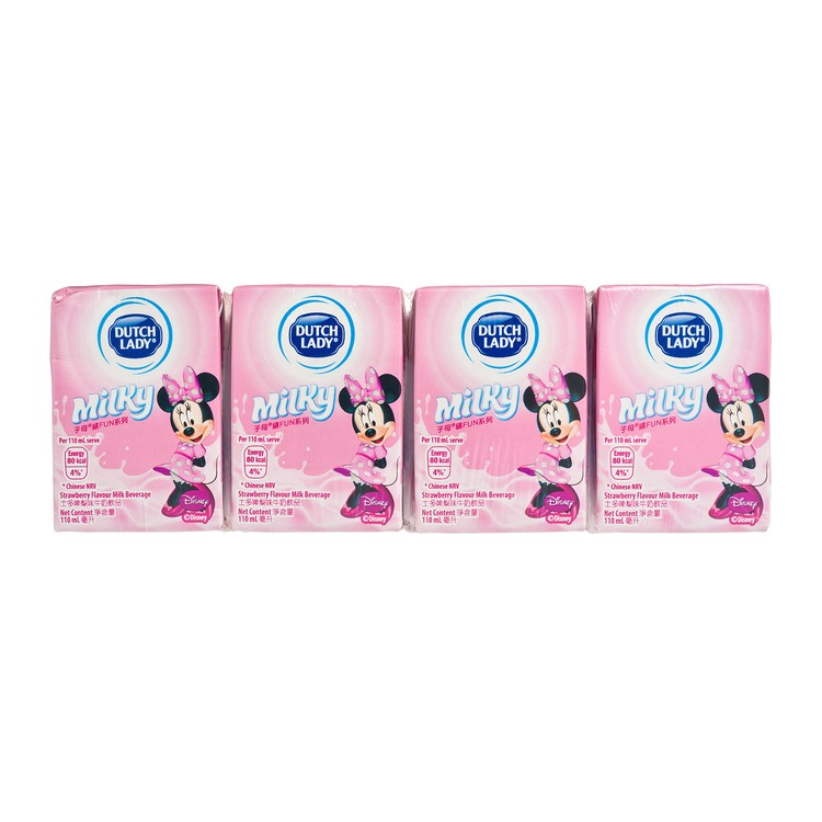 DUTCH LADY - STRAWBERRY MILK -RANDOM - 110MLX4