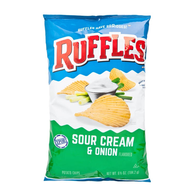 RUFFLES - 洋蔥忌廉味薯片 - 184.2G