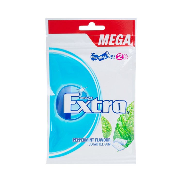 EXTRA - SUGARFREE CHEWING GUM-PEPPERMINT FLAVOUR (REFILL) - 54'S