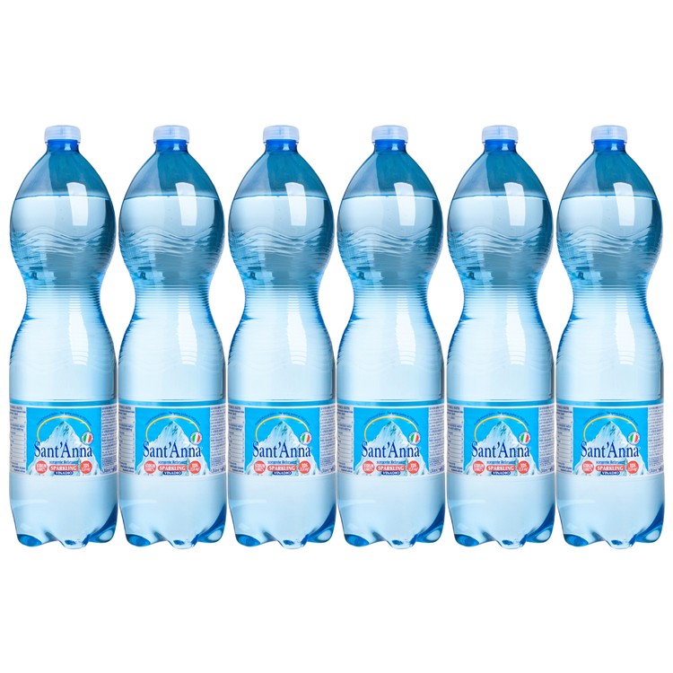 SANT' ANNA - SPARKLING MINERAL WATER - 1.5LX6