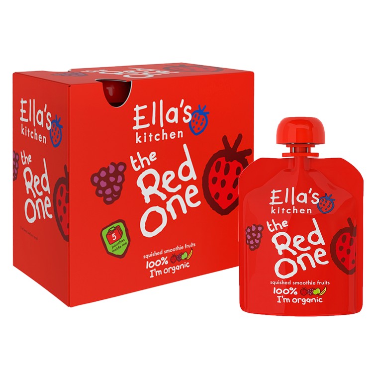 ELLA'S KITCHEN - 有機紅色雜果蓉多包(盒装) - 90GX5