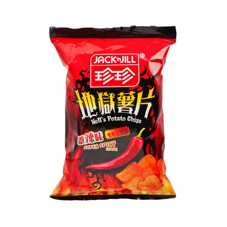 珍珍 - 薯片-地獄激辣味 - 60G