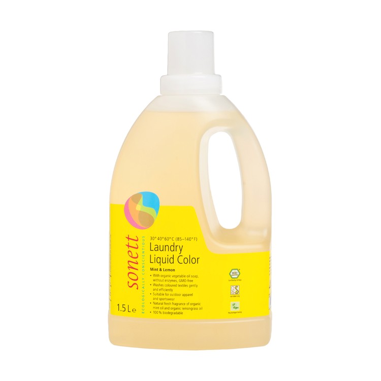 SONETT - 薄荷檸檬護色洗衣液 - 1.5L