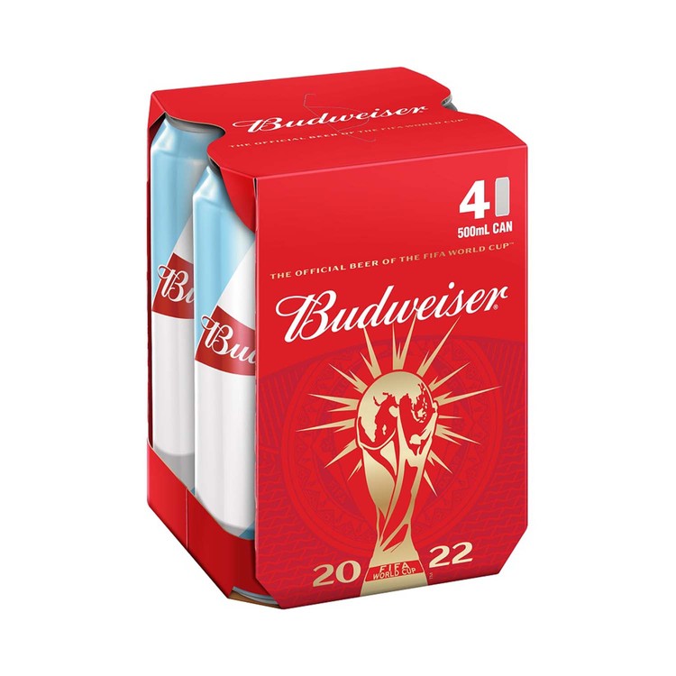 百威 - 啤酒 巨罐裝 - 500MLX4