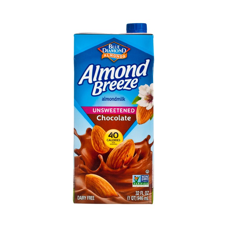 BLUE DIAMOND(PARALLEL IMPORT) - ALMOND BREEZE UNSWEETENED-CHOCOLATE - 946ML