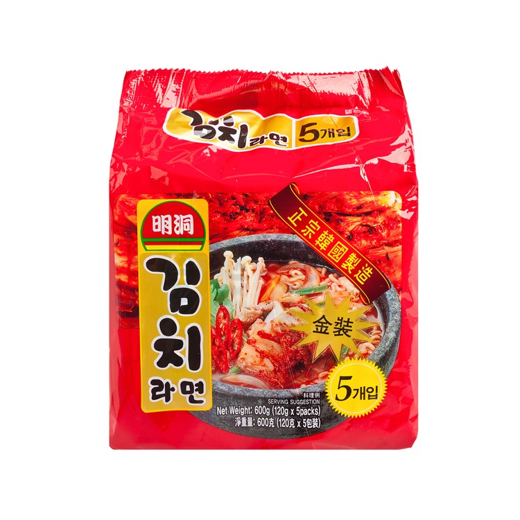 不倒翁 - 明洞泡菜麵  [韓國製造] - 120GX5