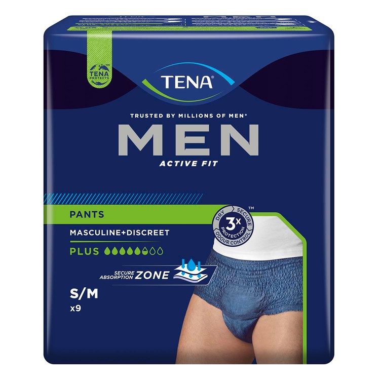 TENA - MEN PANTS PLUS S/M (RANDOM DELIVERY) - 9'S