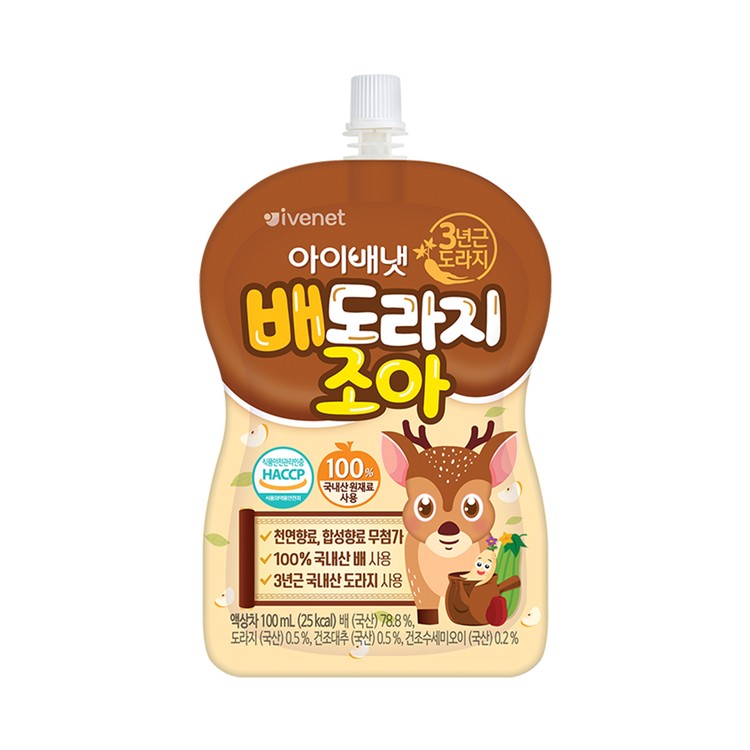 貝貝 - 梨子桔梗絲瓜汁 - 100ML