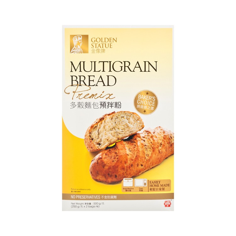 GOLDEN STATUE - MULTI GRAINS BREAD PREMIX - 500G