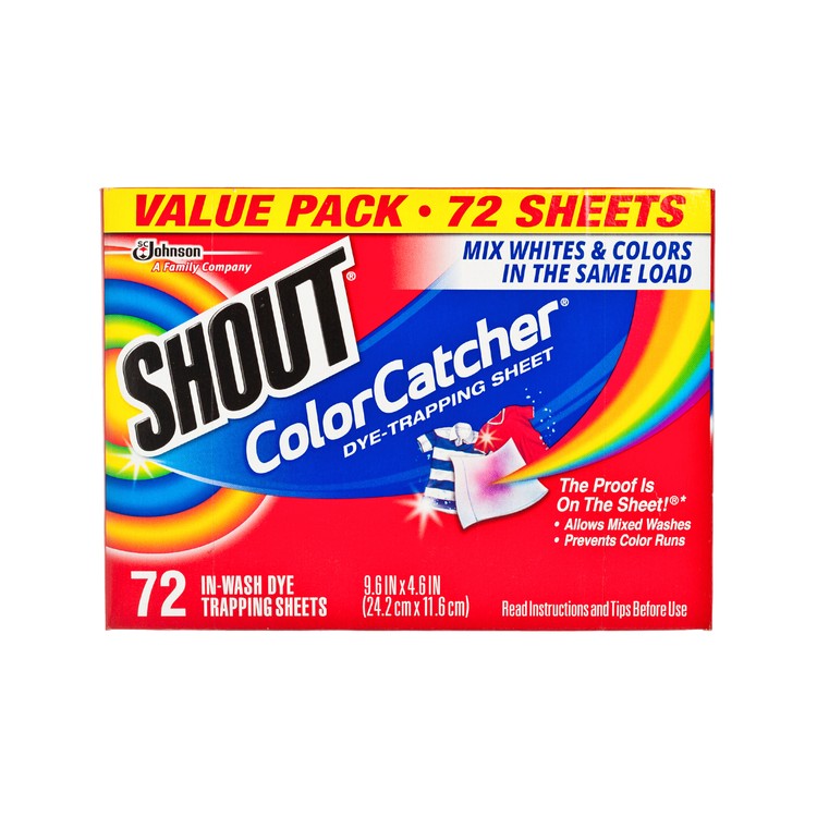 SHOUT - Color Catcher 防染色洗衣紙 - 72'S