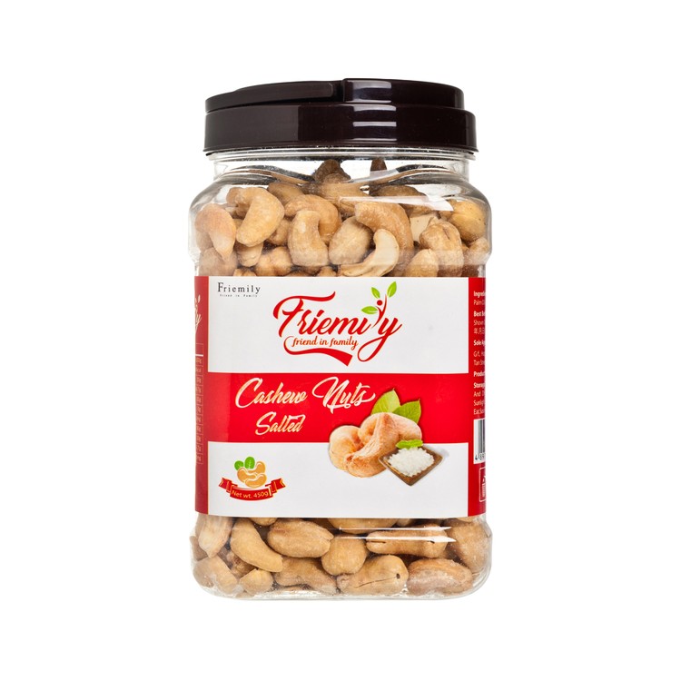 FRIEMILY - ROASTED CASHEWS-SALTED - 450G