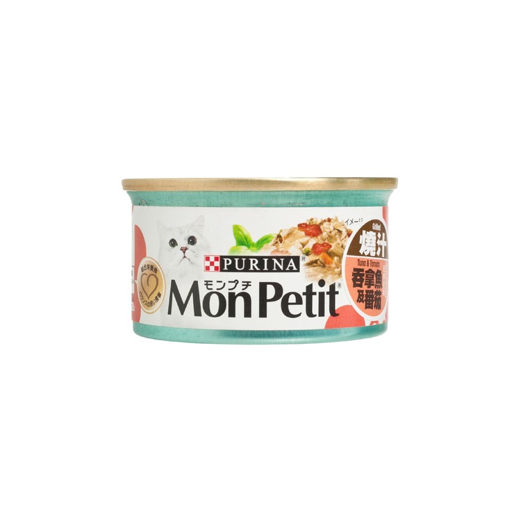 MON PETIT - 貓主食罐 - 至尊吞拿魚及蕃茄 - 85G