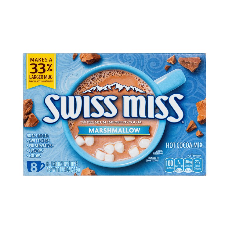 SWISS MISS(平行進口) - 即沖朱古力-綿花糖 (美國版) - 313G