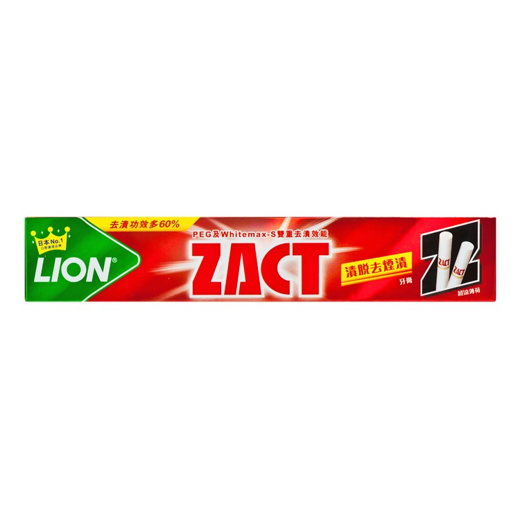 zact toothpaste ingredients