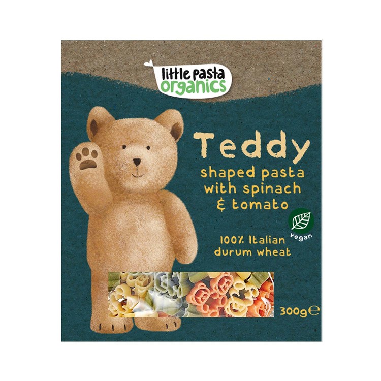 LITTLE PASTA ORGANICS - ORGANICS TEDDY BEAR SHAPED PASTA - 300G