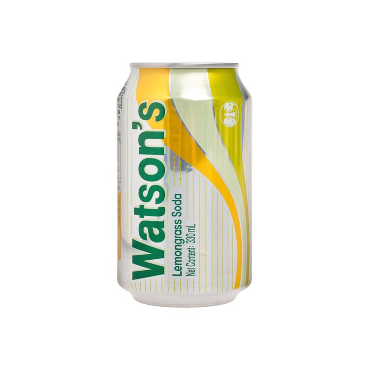 屈臣氏 - 檸檬草味梳打水 - 330ML