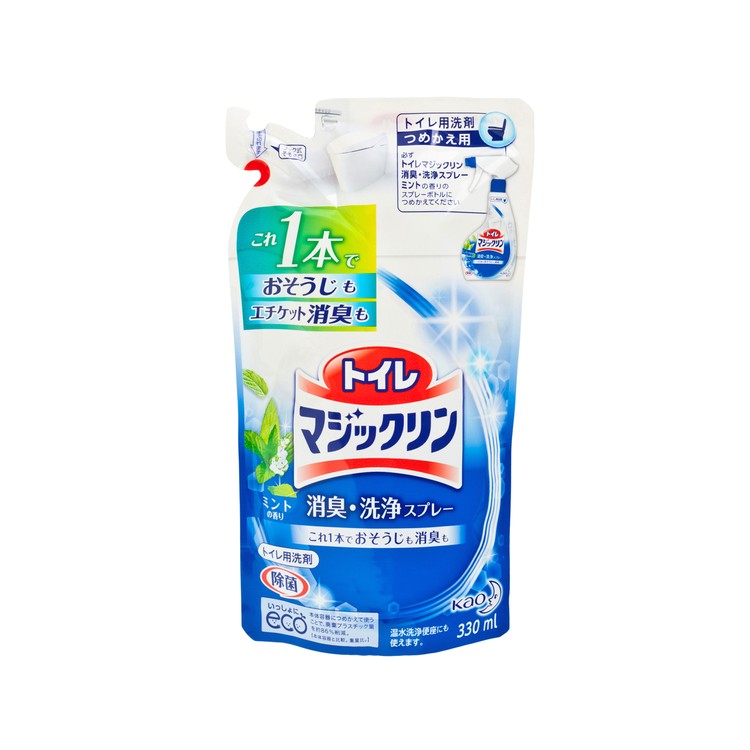 花王 萬潔靈 - 除臭潔淨泡沫補充裝(廁盆、座廁專用) - 330ML