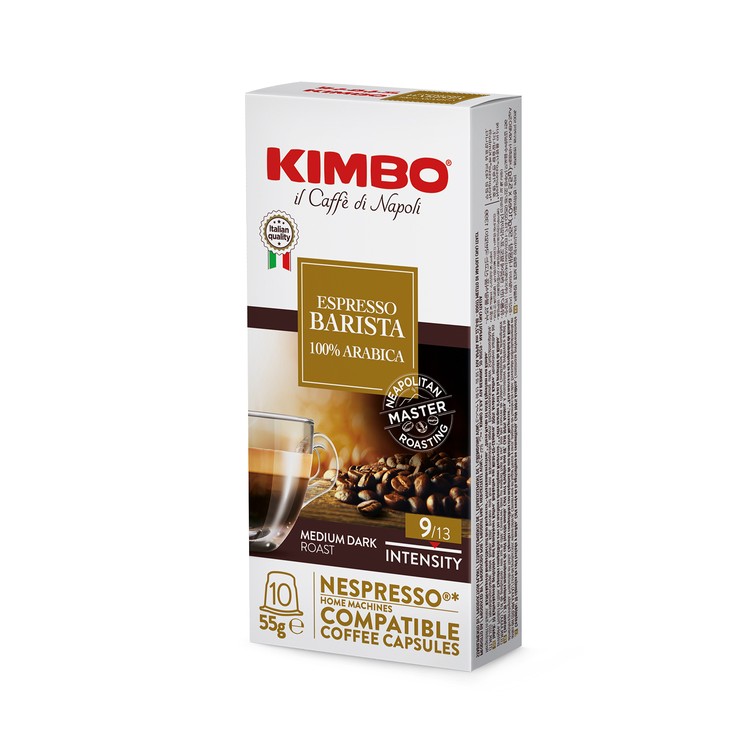 KIMBO - BARISTA 100% ARABICA NESPRESSO COMPATIBLE COFFEE CAPSULES - 10'S