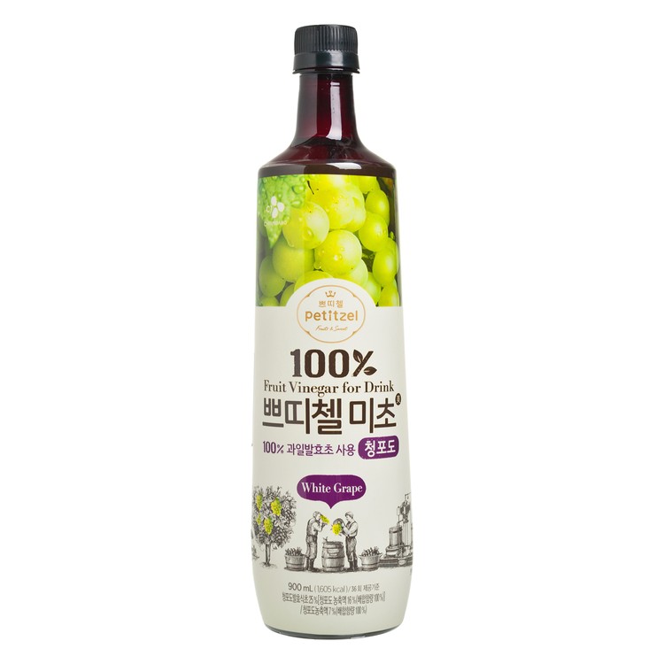 CJ - 100% FRUIT VINEGAR FOR DRINK - WHITE GRAPE - 900ML