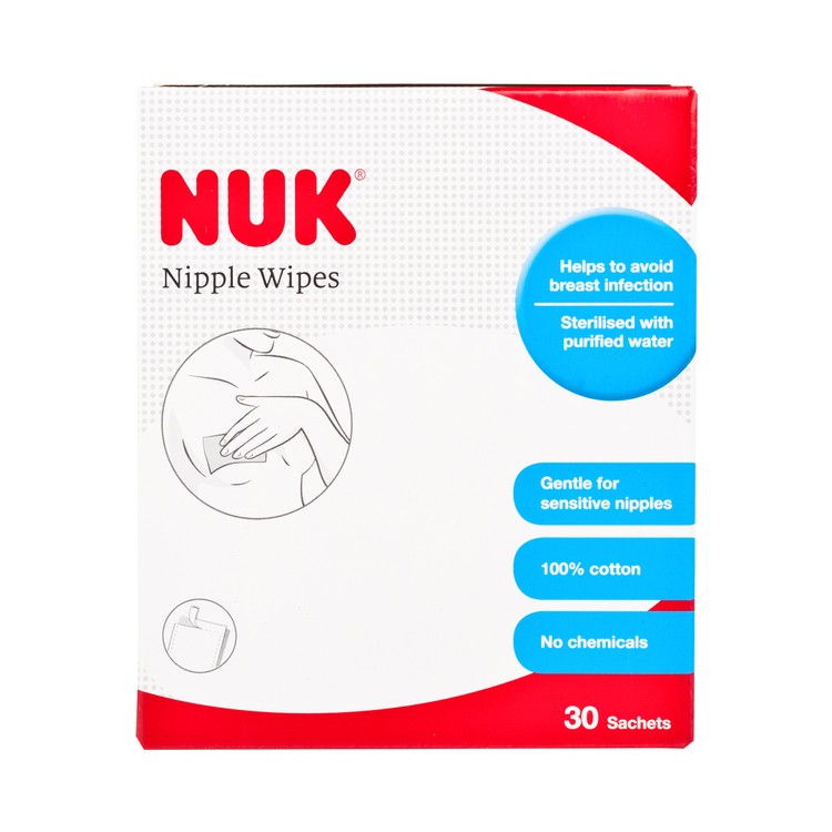NUK - 乳頭清潔棉 - 30'S