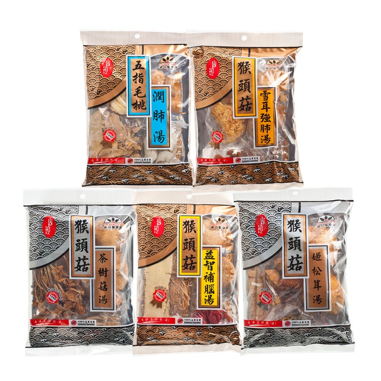 綠之聖 - 猴頭菇湯包系列-5包裝 (G10) - 580G