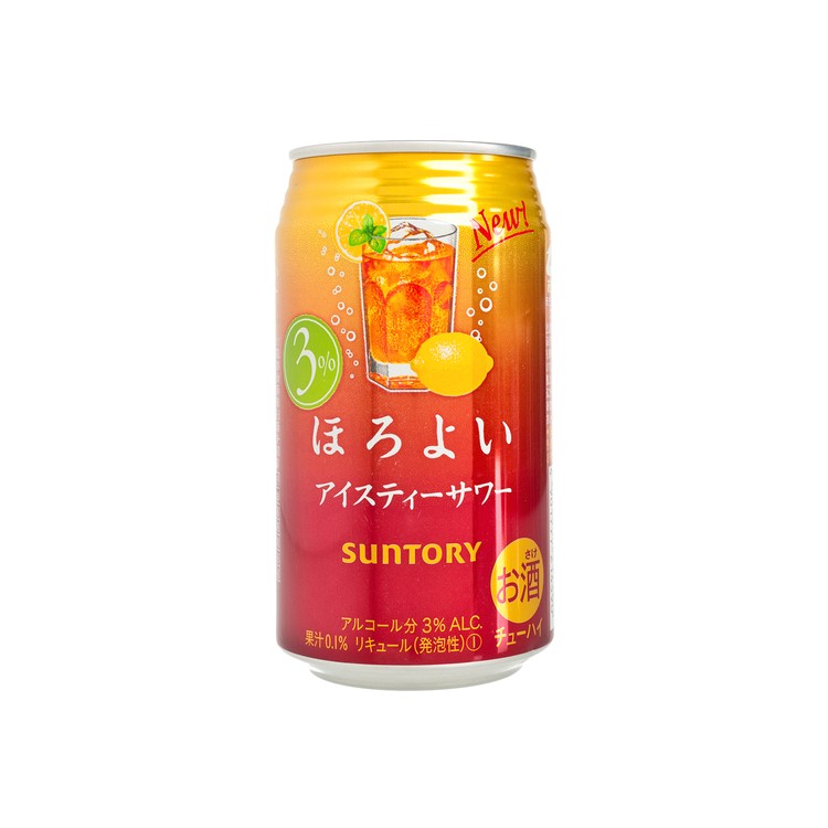 SUNTORY - HOROYOI CHUHAI DRINK-ICE LEMON TEA - 350ML