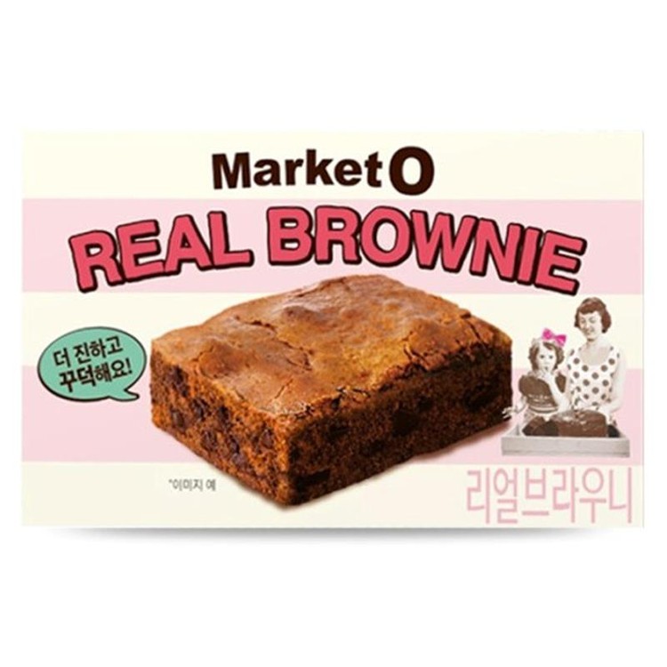 ORION - MARKET O REAL BROWNIE CHOCOLATE CAKE - 120G