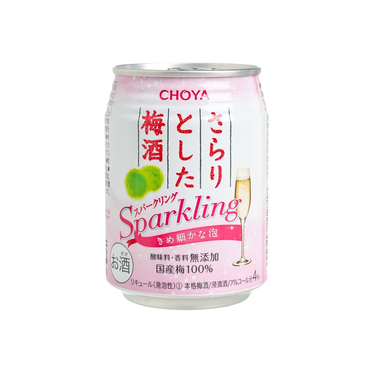 CHOYA - SPARKLING UMESHU - 250ML