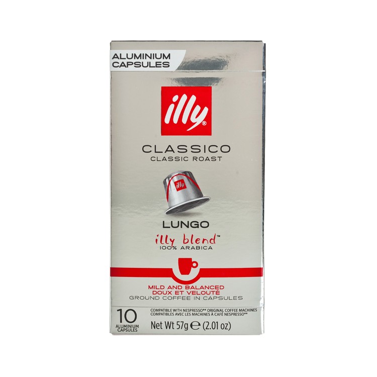 ILLY - COFFEE CAPSULE-CLASSIC LUNGO - 10'S