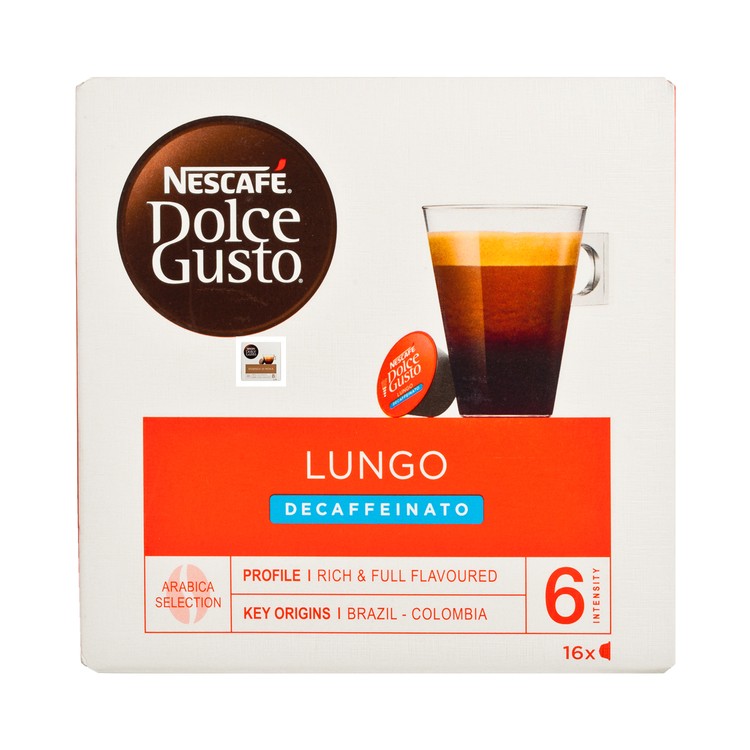 NESCAFE DOLCE GUSTO - COFFEE CAPSULE-LUNGO-DECAF - 16'S