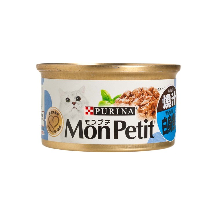 MON PETIT - 貓主食罐 - 至尊精選燒汁白身魚 - 85G