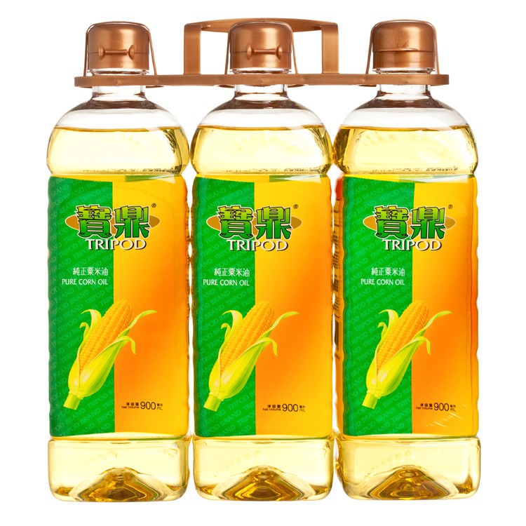 TRIPOD - PURE CORN OIL - 900MLX3