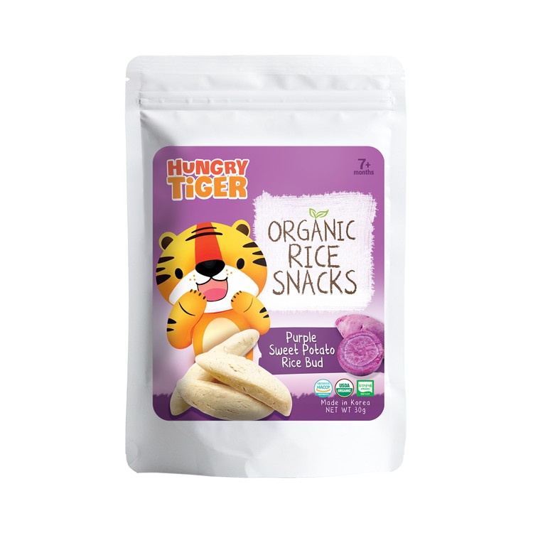 HUNGRY TIGER - 有機紫薯米餅 - 30G