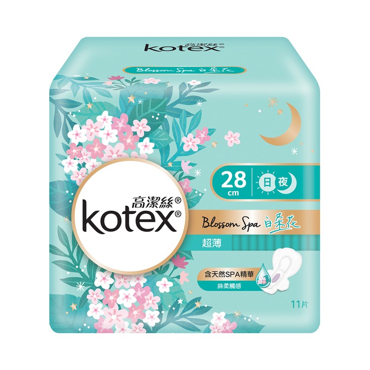 KOTEX - BLOSSOM SPA WHITE TEA UT 28CM - 11'S