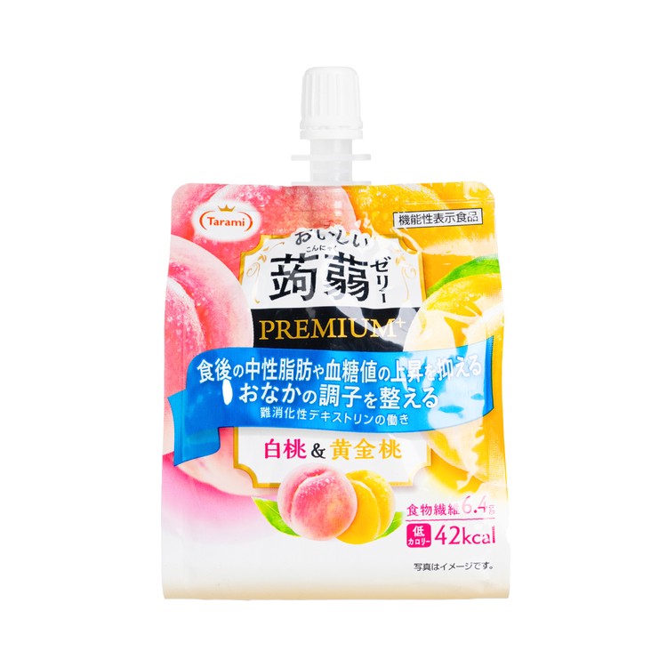 Tarami Konnyaku Jelly Drink Peach Golden Peach 士多 Ztore