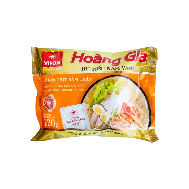 VIFON - HOANG GIA PHNOMPRENH STYLE RICE NOODLE (WITH REAL MEAT-PORK) - 120G