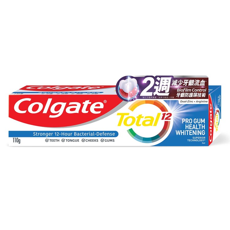 COLGATE - TOTAL-PROFESSIONAL WHIT TOOTHPASTE - 110G